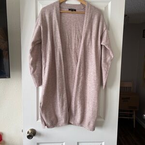 Love Tree Blush Pink Open Cardigan